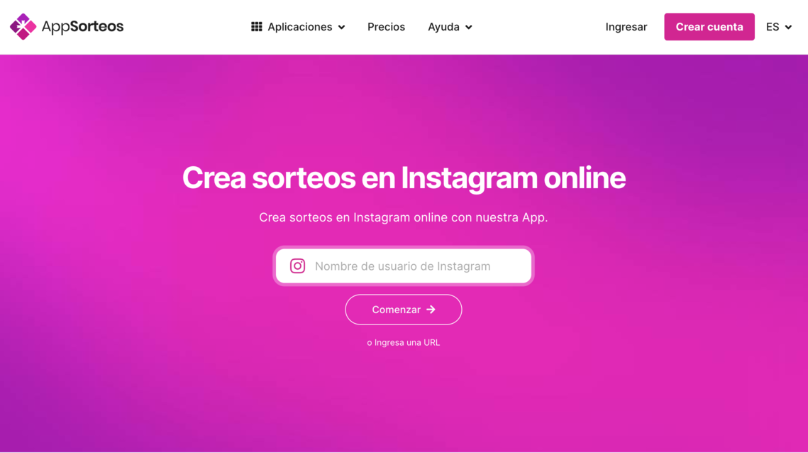 app sorteos instagram