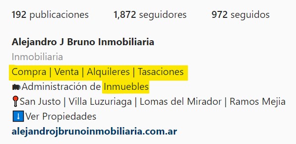instagram para inmobiliarias