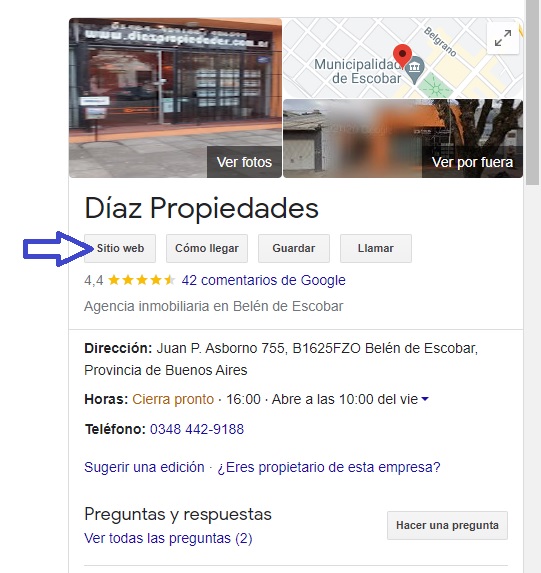 Crea tu Google Business
