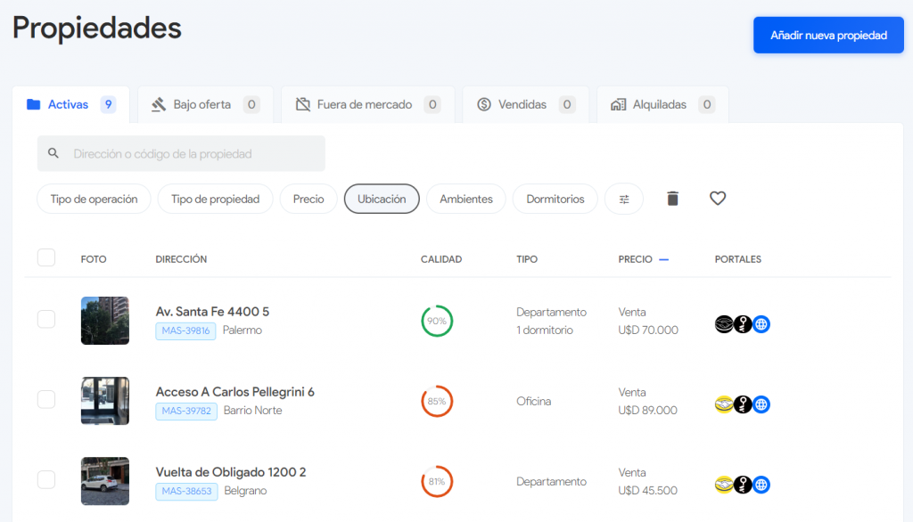 calidad de avisos